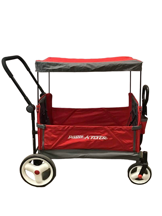 secondhand Radio Flyer Convertible Stroll 'N Wagon with Canopy