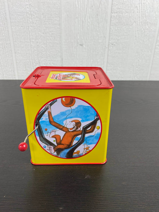 secondhand Schylling Curious George Jack In The Box