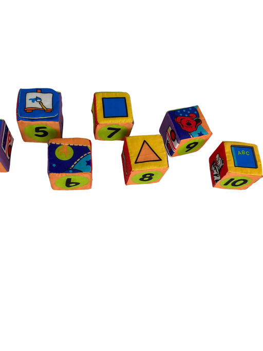 secondhand Melissa & Doug K’s Kids Match & Build Soft Blocks