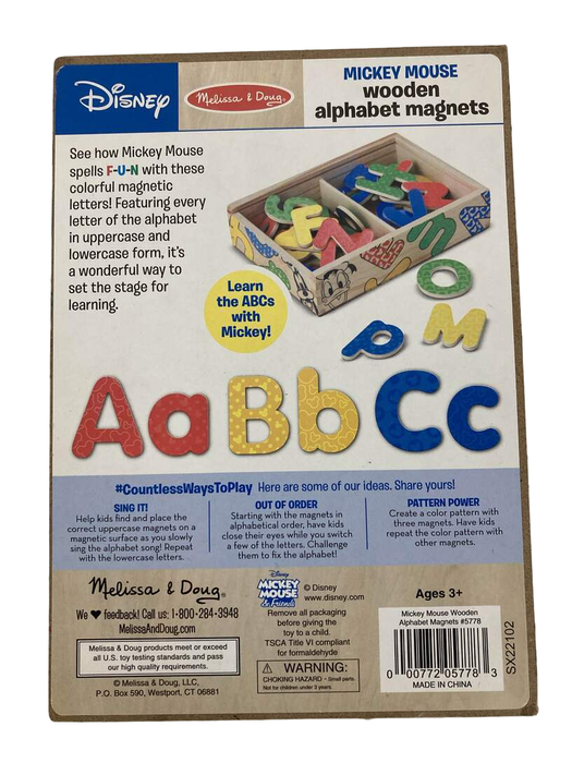 secondhand Melissa & Doug Alphabet Magnets