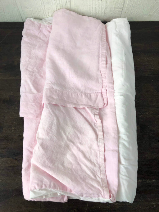 used Pottery Barn Kids Crib Skirt, Pink