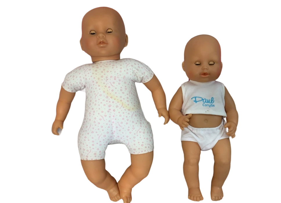 secondhand Corolle Dolls And Accessories Bundle