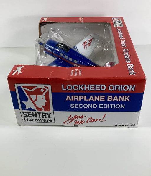 secondhand Sentry Lockhead Orion Airplane Bank