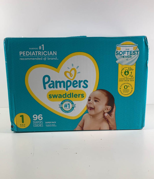 used Pampers Swaddlers Diapers