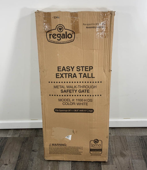 secondhand Regalo Easy Step Extra Tall Safety Gate