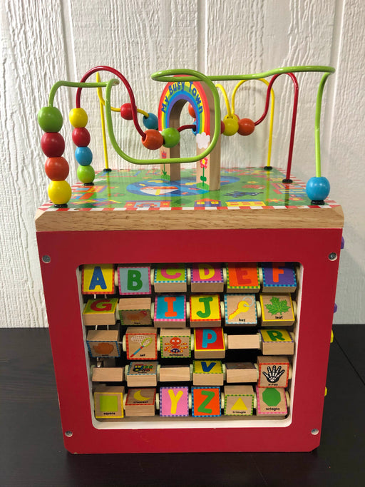 used ALEX Toys Discover My Busy Town Wooden Activity Cube