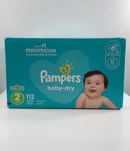 secondhand Pampers Baby-dry Diapers, Size 2