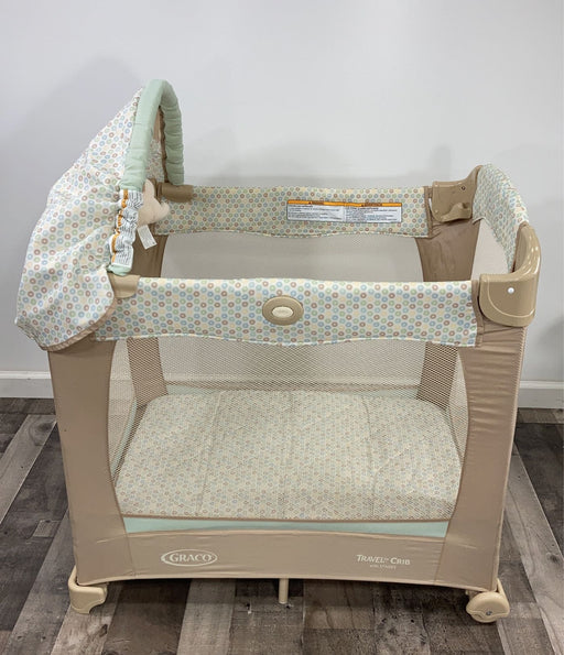 used Graco Travel Lite Crib, With Stages