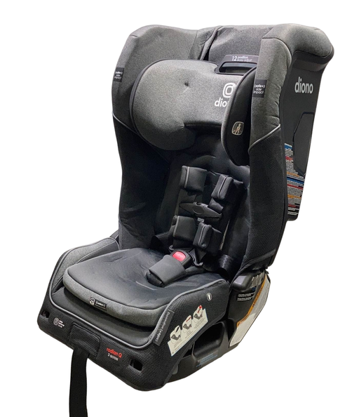 used Diono Radian 3QX SafePlus Convertible Car Seat, 2023 Gray Slate