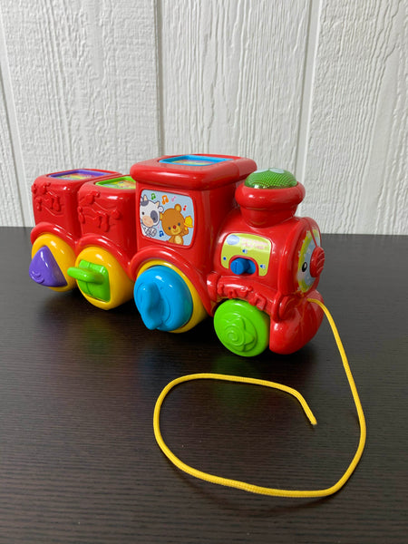 vtech roll and surprise animal train