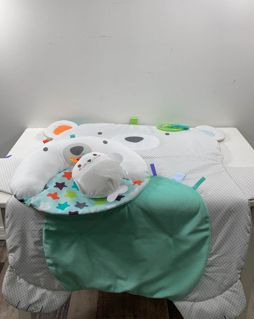 used Bright Starts Tummy Time Prop & Play Mat, Polar Bear