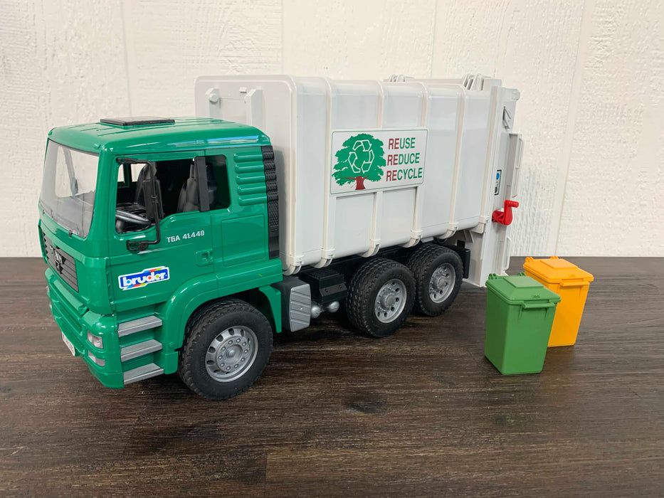 used Bruder MAN Recycling Truck