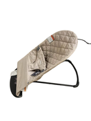 used BabyBjorn Bouncer Bliss, sand gray, Sand Gray Cotton Classic Quilt