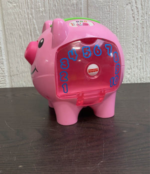 Fisher-Price Smart Stages Counting Piggy Bank w/ 9 Coins Colors Pig