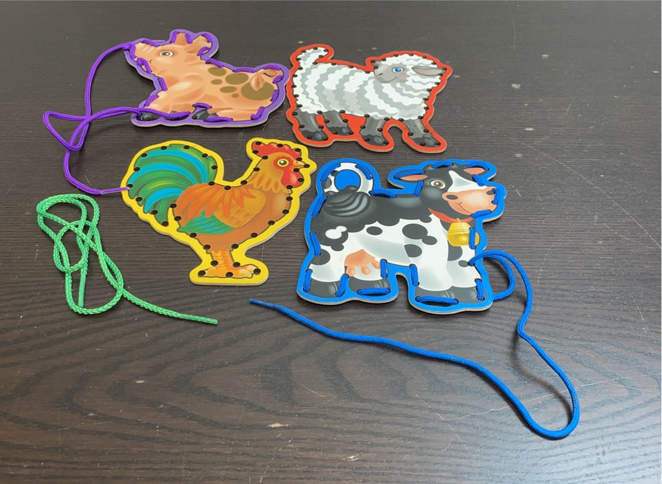 used Melissa & Doug Lace & Trace