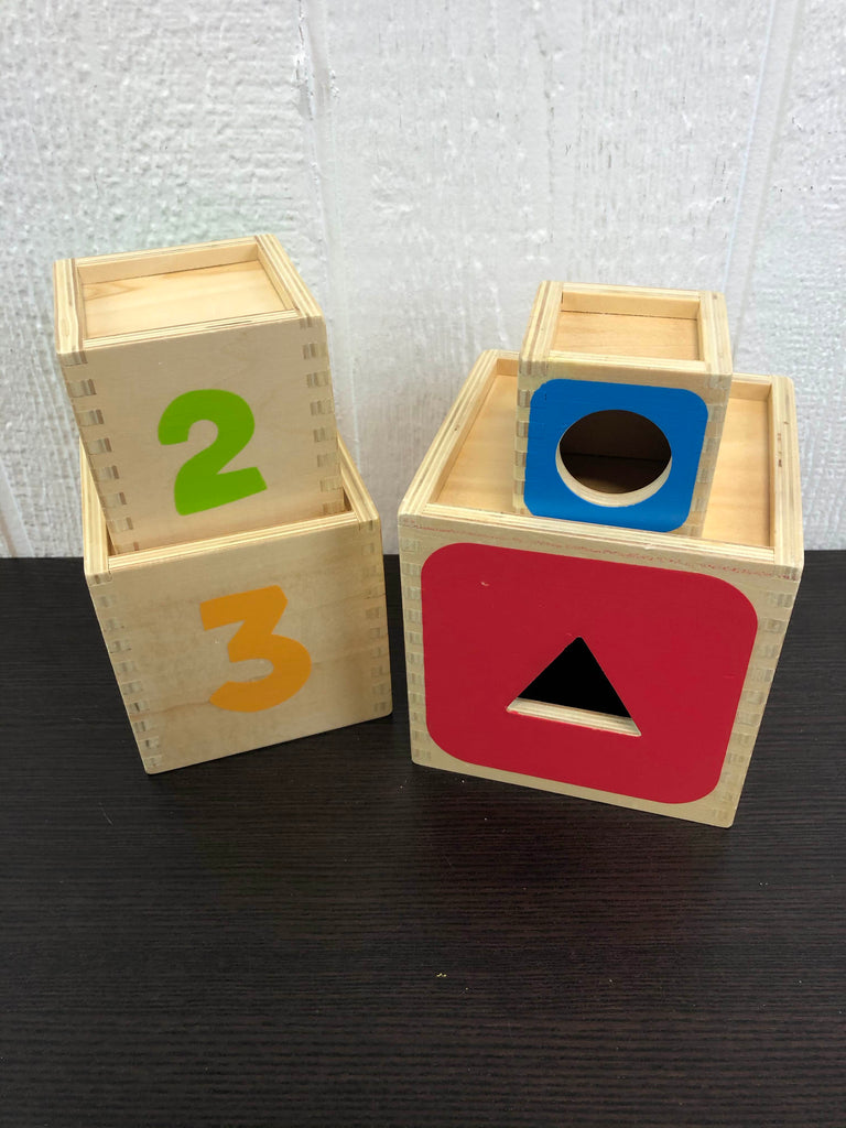 Wooden Nesting Blocks And Shape Sorter