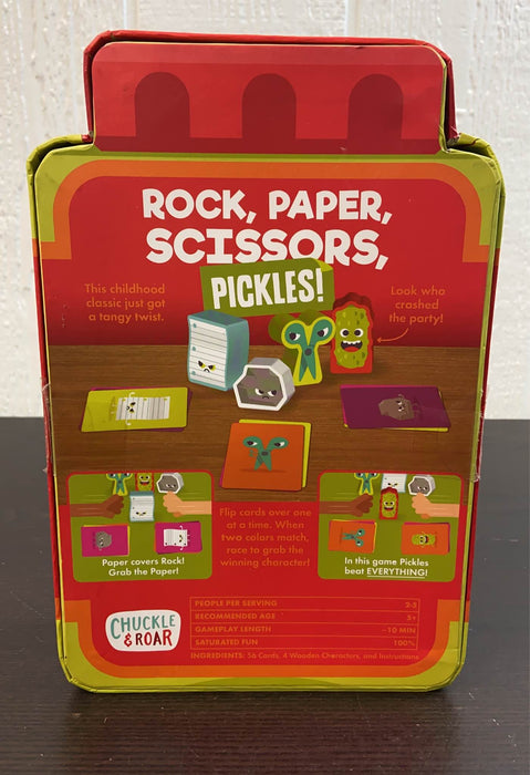 secondhand Chuckle And Roar Rock, Paper, Scissors, Pickles!