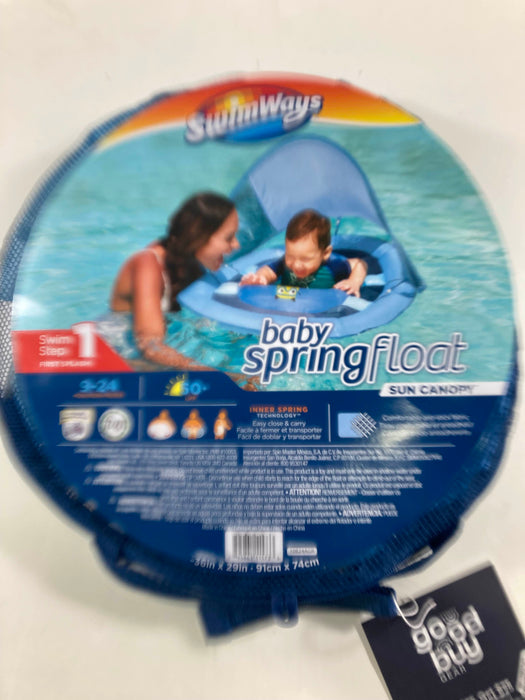 used SwimWays Baby Spring Float with Sun Canopy