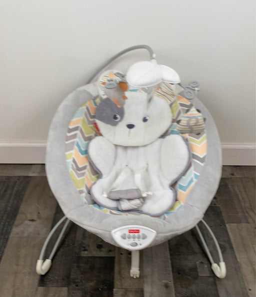 secondhand Fisher Price Deluxe Bouncer, Sweet Snugapuppy Dreams