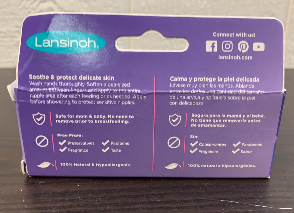 secondhand Lansinoh Lanolin Nipple Cream