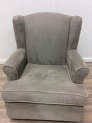 used Eddie Bauer Upholstered Wingback Swivel Glider