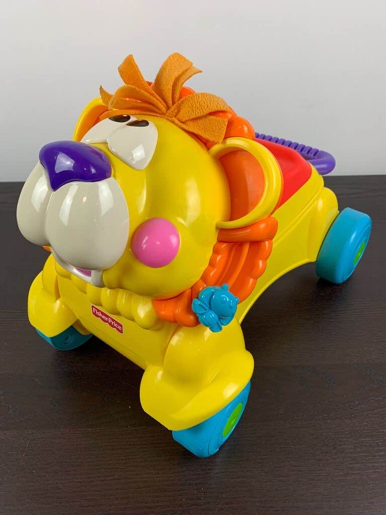 Jouet And Spin Lion Pousseur Lion Fisher Price Fisher Price Stride