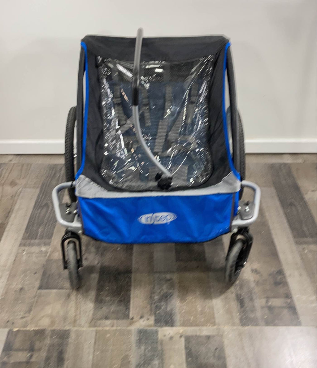 instep double jogging stroller blue InStep Rocket Double Bicycle Trailer