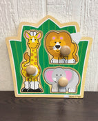 used Melissa & Doug Jumbo Knob Puzzle