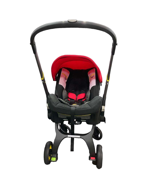 used Doona Infant Car Seat & Stroller Combo, 2023, Flame Red