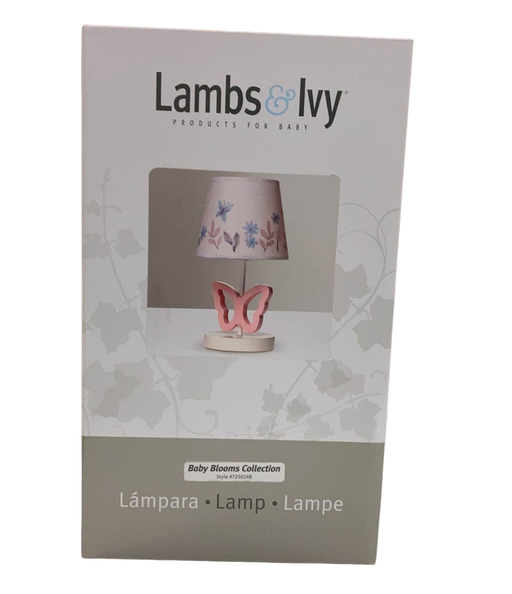 used Lambs & Ivy Table Lamp, Baby Blooms