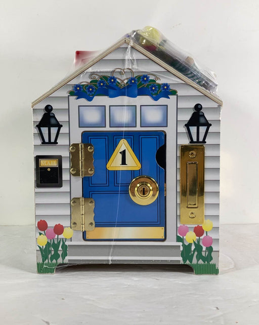 secondhand Melissa & Doug Take-Along Wooden Doorbell Dollhouse