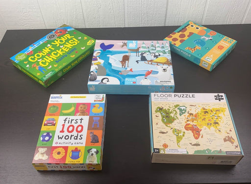 used BUNDLE Board Games And Jigsaw Puzzles