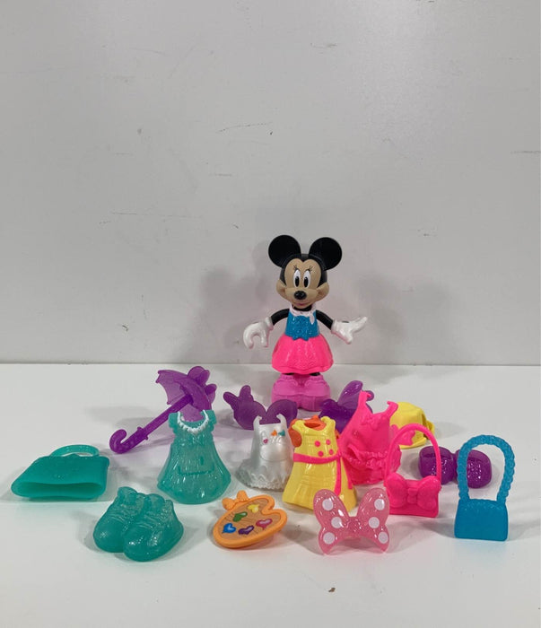 secondhand Fisher Price Disney Minnie Mouse Snap ‘n Pose Fashion Dolls