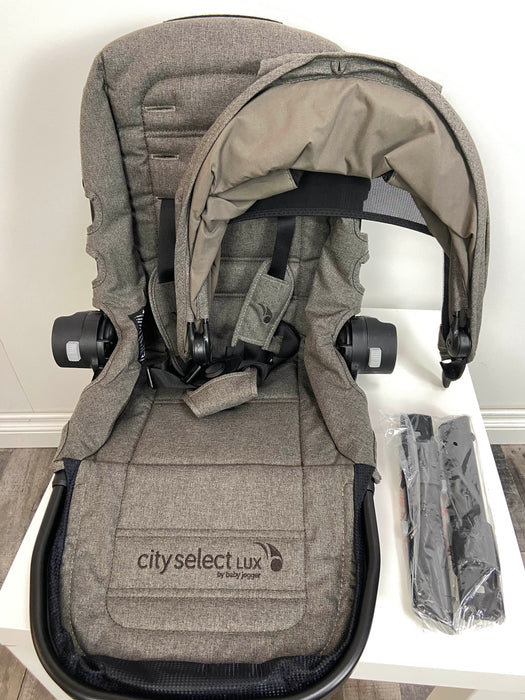 secondhand Baby Jogger City Select LUX Second Seat Kit, Taupe