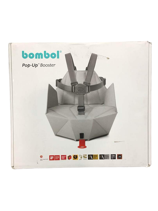 used Bombol Pop-Up Booster, Pebble Grey