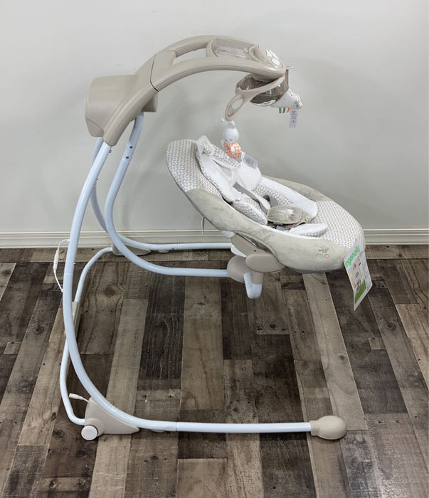 used Ingenuity InLighten Cradling Swing, - Grey