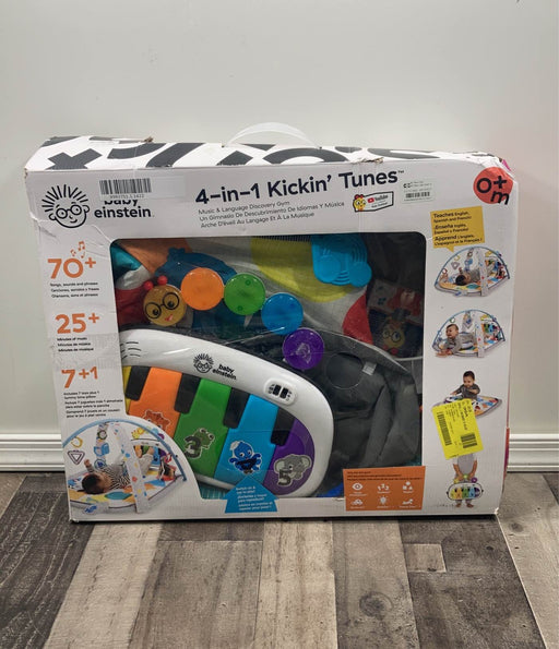 secondhand Baby Einstein 4-in-1 Kickin’ Tunes Music Activity Gym, /missing flash cards