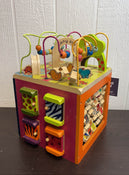 secondhand B. toys Zany Zoo Wooden Activity Cube