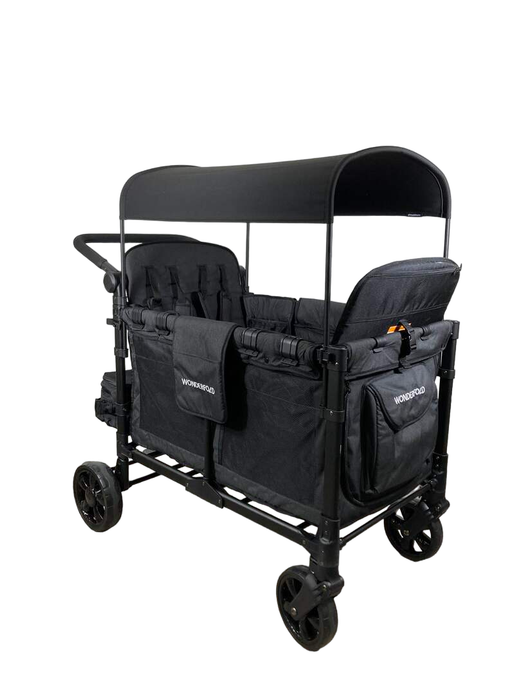 used Wonderfold W4 Elite Stroller Wagon, Volcanic Black, 2023