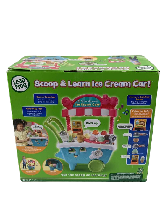 secondhand Leap Frog Scoop and Learn Ice Cream Cart