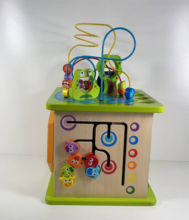 secondhand Hape Country Critters Wooden Activity Cube