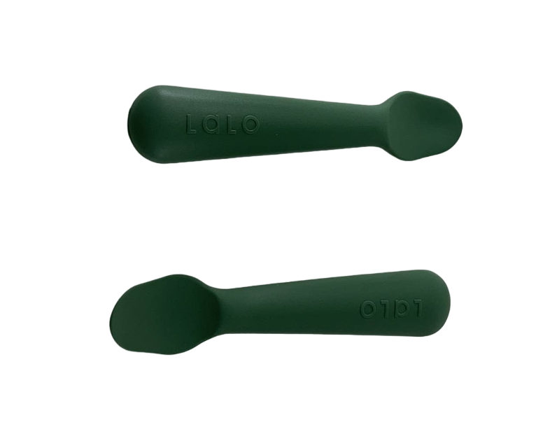 secondhand Lalo First Bites Starter Kit, Olive