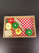 used Melissa & Doug Wooden Sandwich Making Set