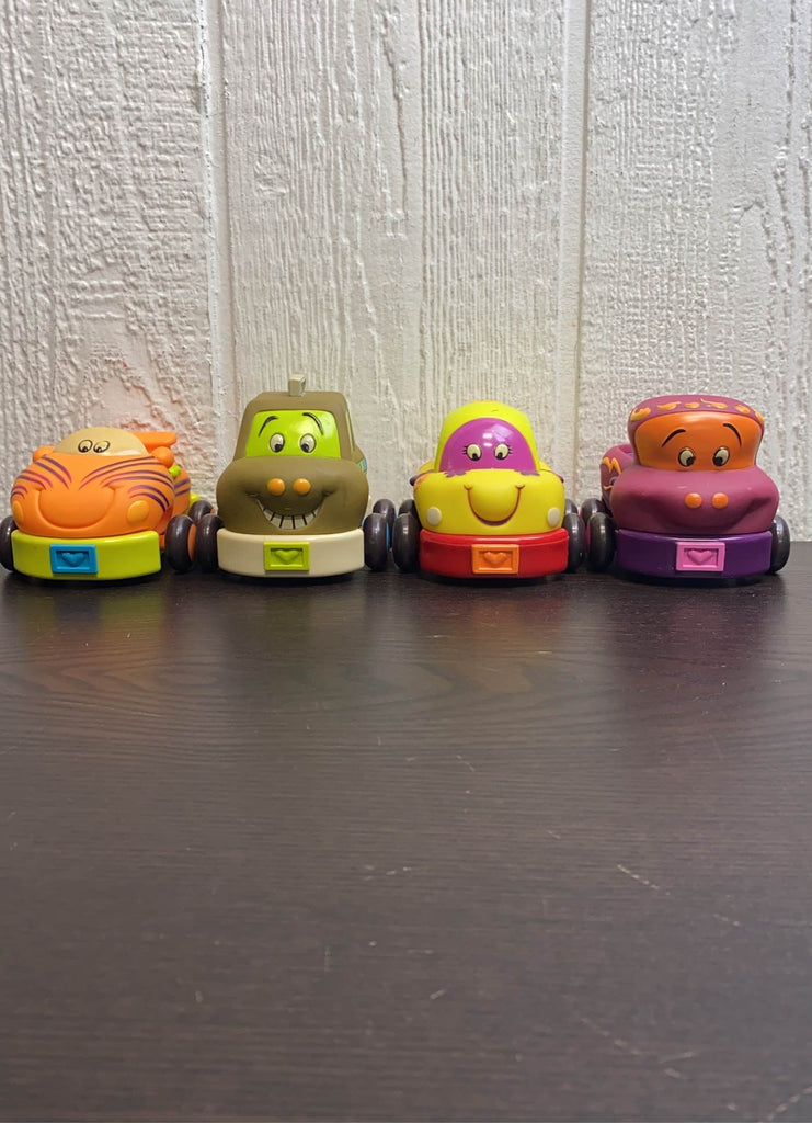 B. toys Pull Back Toddler Cars