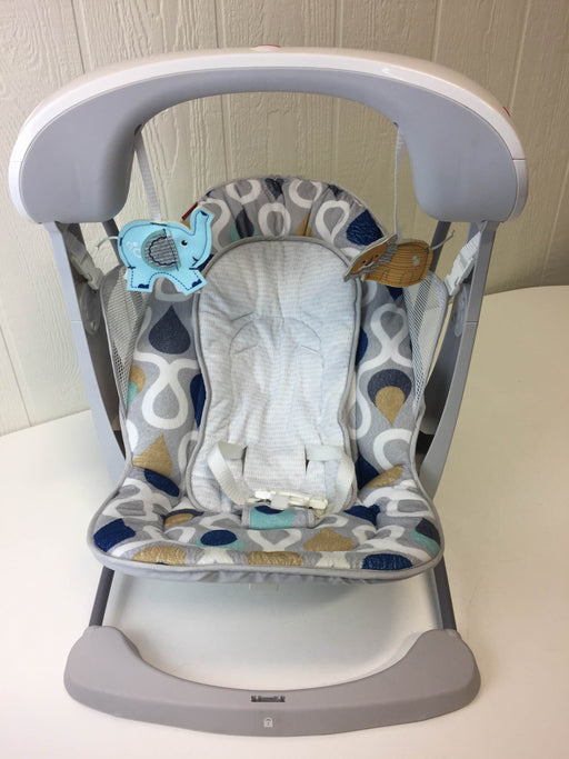 secondhand Fisher Price Deluxe Take-Along Swing & Seat