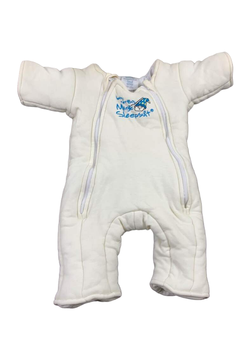 used Baby Merlin's Magic Sleepsuit, Small 3-6 Months, Cotton, Cream