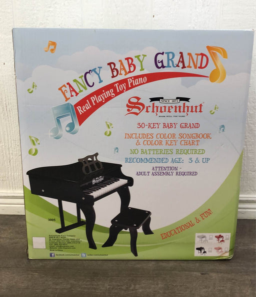 secondhand Schoenhut Baby Grand Piano With Bench