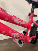 secondhand Huffy Minnie Mouse 12” Bike With Training Wheels