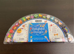 used Hinkler Delightful Designs Creative Drawing And Coloring Book