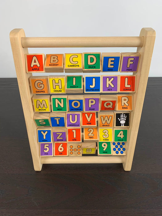 secondhand Melissa & Doug ABC 123 Abacus